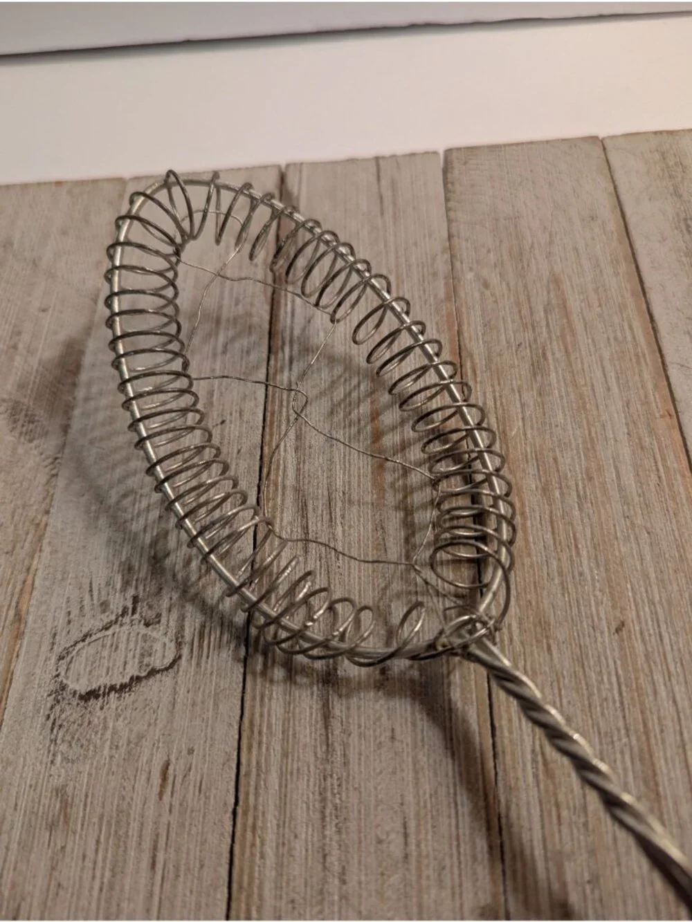 Vintage Coil Whisk Wisk Wire Beater Mixer Metal 12